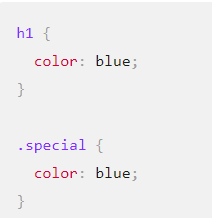 example of css selector